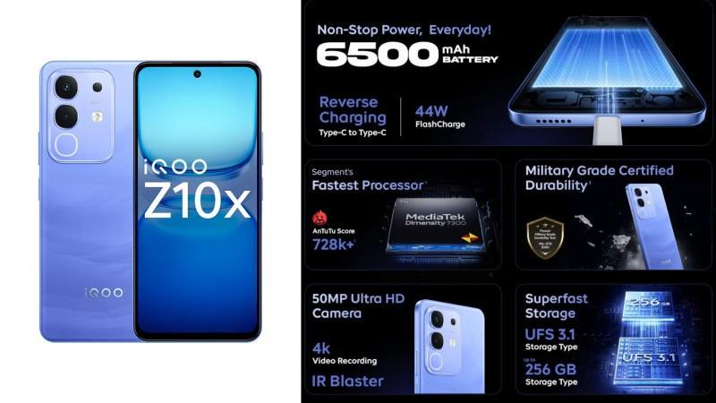 iqoo z10 - varian z10x