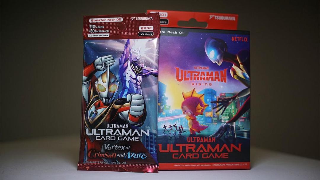 Hands-On Ultraman Card Game: Vortex of Crimson and Azure