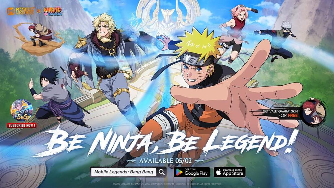MLBB x Naruto Dimulai 2 Mei, Jadi Event Collab Terbesar!