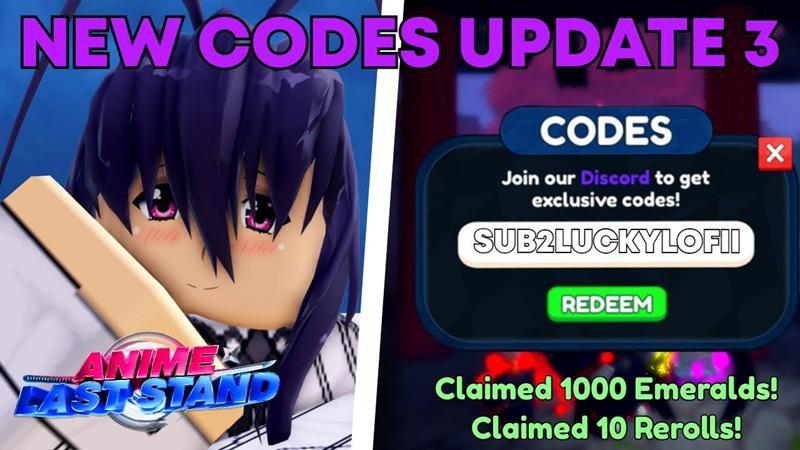 Anime Last Stand Code