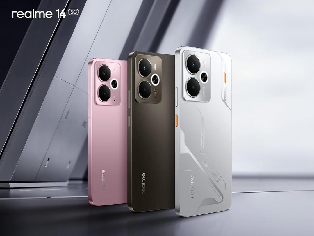 realme 14 5G dalam 3 pilihan warna