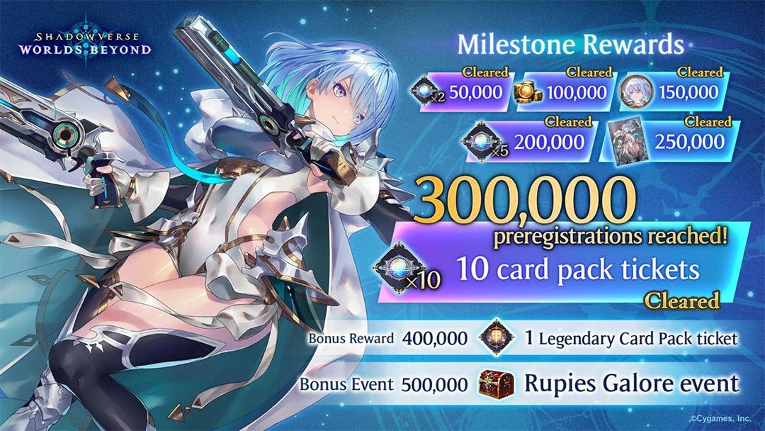 Pra-registrasi Shadowverse: Worlds Beyond Capai Angka 300 ribu!