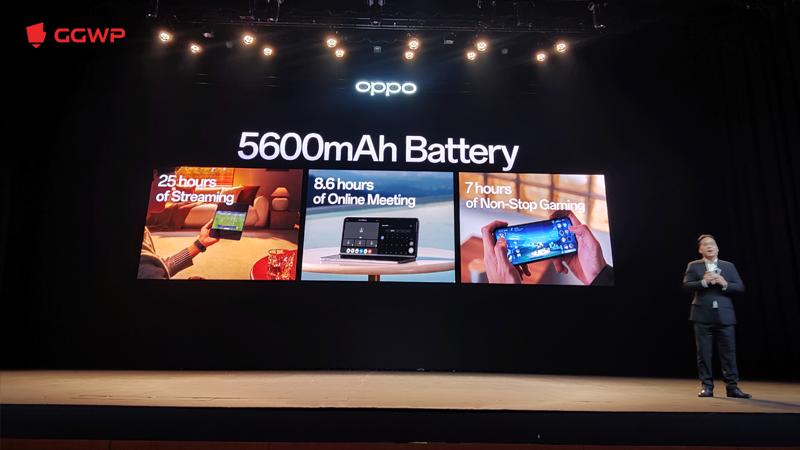OPPO Find N5 Baterai