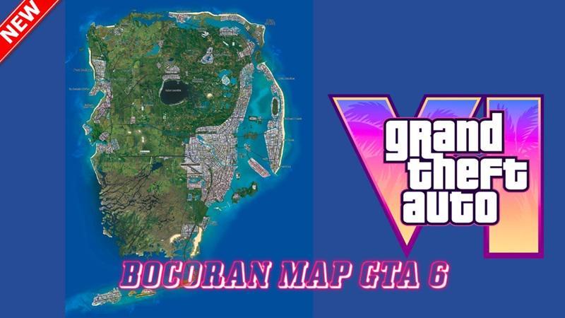 Bocoran Map GTA 6: Lokasi, Ukuran, dan Perbandingan dengan GTA 5