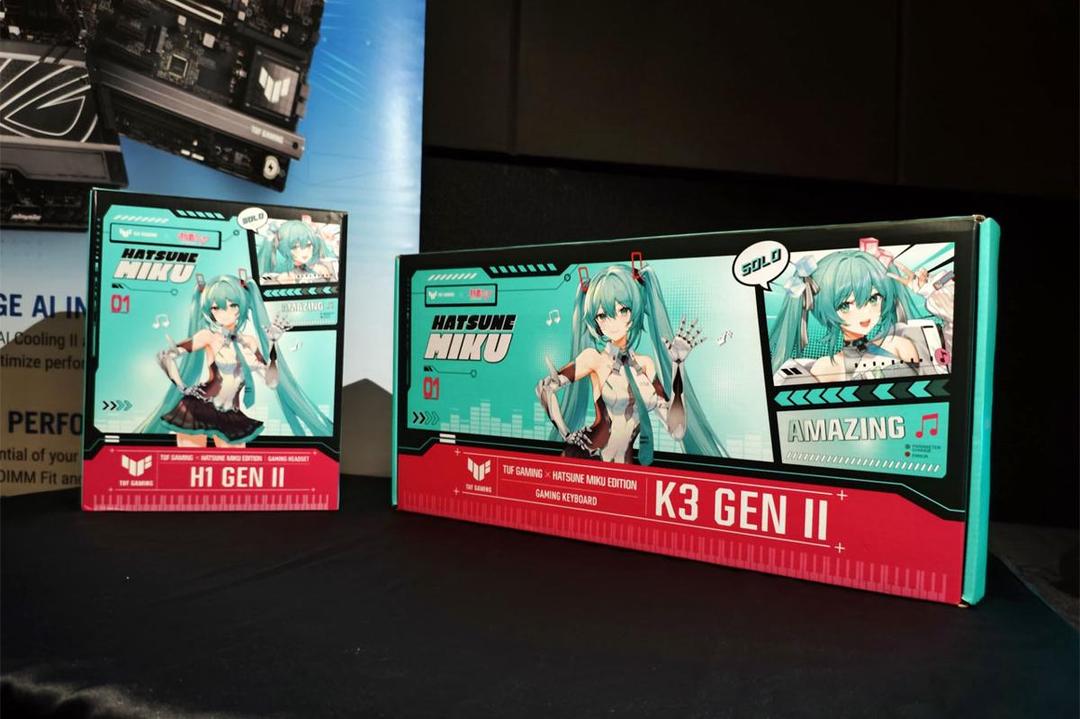 4 Peripheral Kolaborasi ASUS TUF x Hatsune Miku, Cakep Banget!