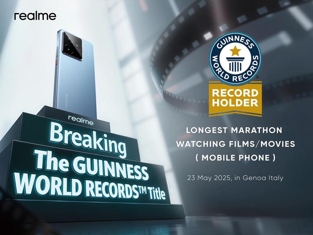 Guinness World Records realme GT 7