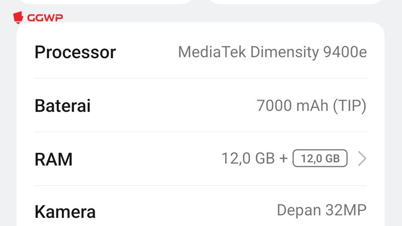 realme GT 7 - Chipset