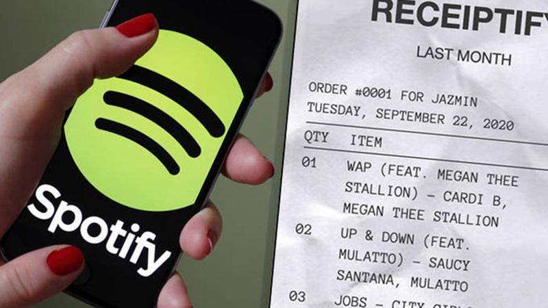 Mengenal Aplikasi Receiptify