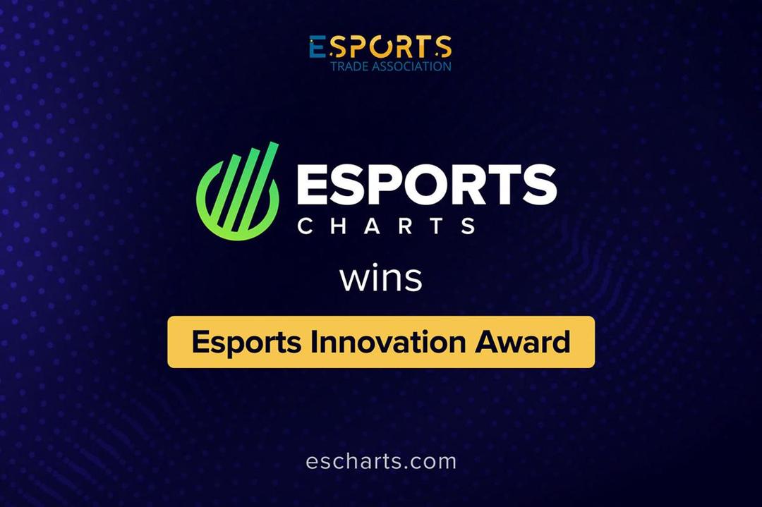 Esports Charts Menangkan Penghargaan Esports Innovation Award
