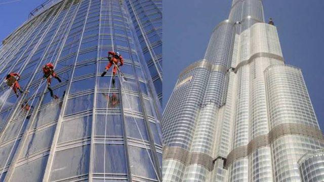 Memiliki 24 Ribu Jendela, Proses Pembersihan Kaca di Burj Khalifa Bisa Sampai 3 Bulan