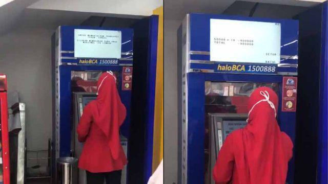 Viral Layar ATM Pindah ke Atas Mesin Seperti Nobar, Ini Kata BCA