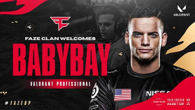 FaZe Clan Menambahkan Babybay ke Squad VALORANT
