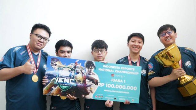 Susul Tim Mobile Legends, Tim Dota 2 EVOS Esports Juarai IENC 2019!