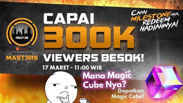 Tiga Ratus Ribu View Kok Ga Dapet Magic Cube? Ini Klarifikasi dari Esport Manager Free Fire Indonesia