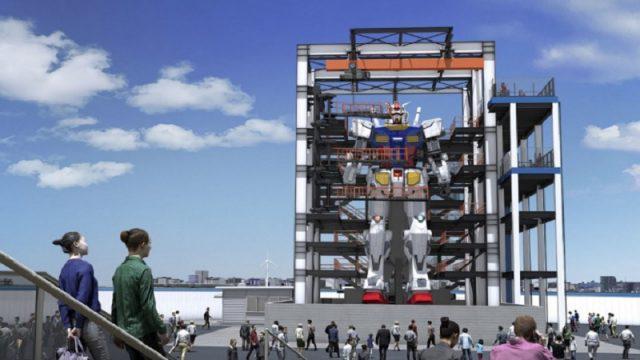 Gokil! Patung Gundam Full Size di Jepang Sudah Bisa Menggerakan Kedua Kaki
