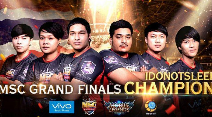 Satu-satunya Tim Thailand, IDoNotSleep Memenangkan Mobile Legends MSC 2017