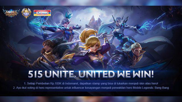 Beli Diamond Gratis Skin? Ayo Ikut Event 515 United We Win Dari MLBB!