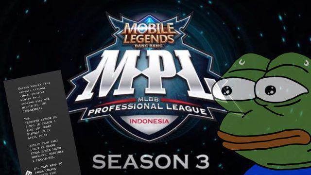 Transfer Windows Kedua MPL Season 3 Dibuka! Louvre Langsung Lepas 2 Pemain?