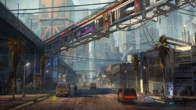 Tampilan Night City Santo Domingo, Cyberpunk 2077