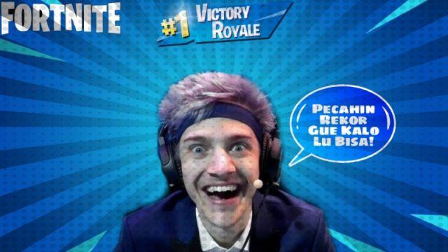 Streamer Fortnite Terpopuler, Ninja Membukukan Rekor Baru Kemenangan Beruntun Sebagai Duo!