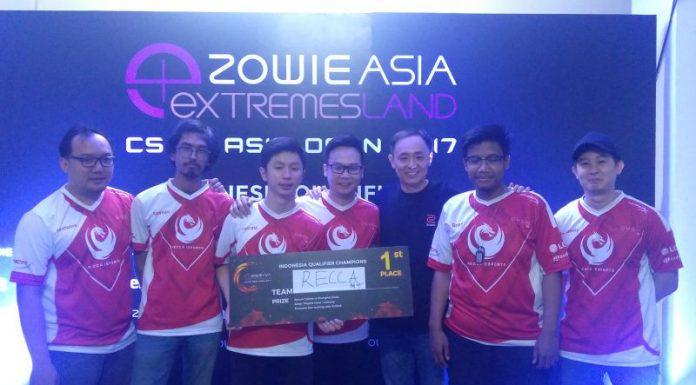 Recca Menjadi Wakil Indonesia di BENQ Zowie Extremelands CS:GO 2017 Asia!