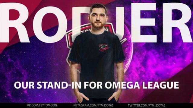 RodjER Dota 2 Bergabung dengan FlyToMoon Gantikan ALOHADANCE
