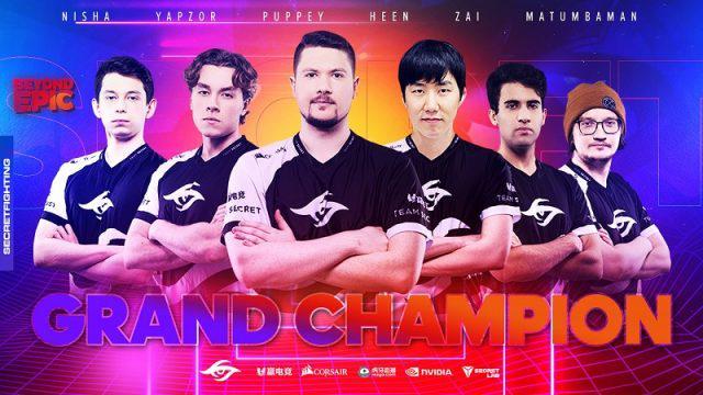 Team Secret Raih Gelar Juara Beyond Epic EU/CIS!