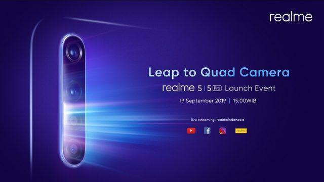 realme Mengonfirmasi Akan Meluncurkan realme 5 &amp; realme 5 Pro
