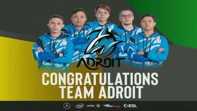Team Adroit Berhasil Menjadi Juara ESL Clash of Nations 2019 Bangkok