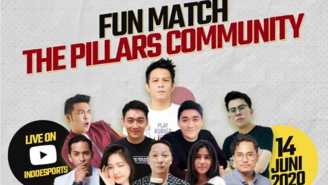The Pillars Gelar Turnamen Fun Match PUBG Mobile Internal, Ariel NOAH dan Influencer Ikut Tanding!