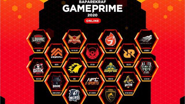 16 Potret Tim PUBG Mobile di Turnamen Esports Baparekraf Game Prime 2020, Keren Abis!