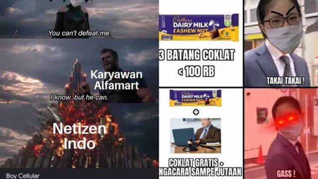 7 Meme Kasus Pengambil Cokelat vs Mbak Alfamart yang Berujung Damai