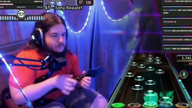 Gokil! Streamer Ini Perfect Full Combo di Level Tertinggi Lagu Tersulit Guitar Hero!