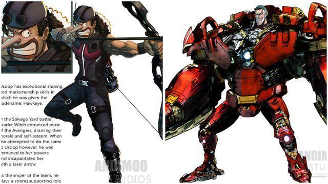 Begini Jadinya jika One Piece di Crossover dengan Avengers! Penasaran?
