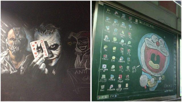 Kamu Pasti Tidak Percaya Kalau Gambar Ini Dibuat Dengan Kapur!