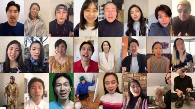 Hibur Warga, Artis Jepang Nyanyi Bersama “Nyanyian Kode” Versi Asli