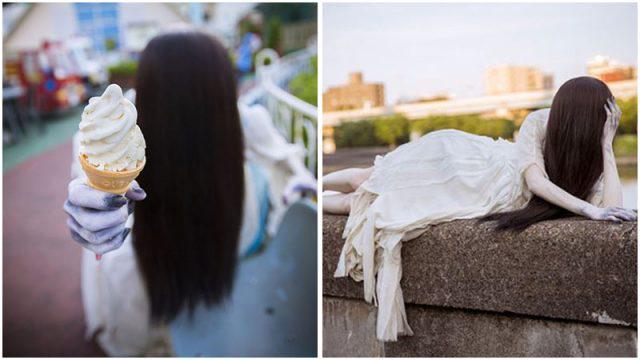 Jauh Dari Seram, Yuk Kita Intip Potret Lucu Sadako Yang Lagi Berkencan