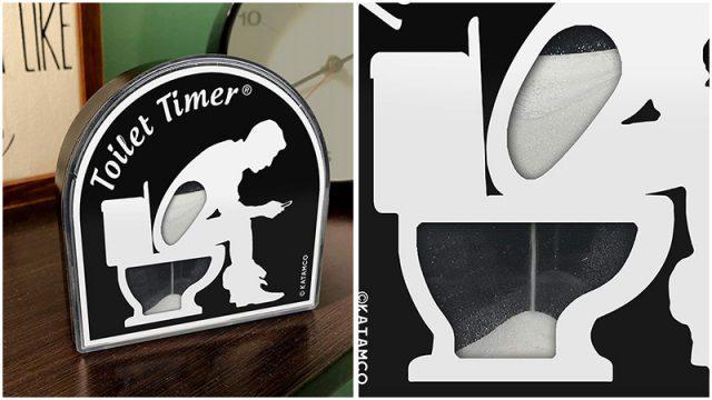 Toilet Timer, Benda Unik Bagi Kamu Yang Suka Keasyikan Didalam Toilet