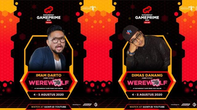 Ada Duo Danang dan Darto di Baparekraf Game Prime 2020, Bakal Heboh Pas Main Werewolf Nih!!