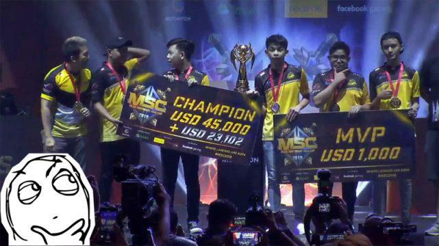 DayLen Juara MSC 2019? Ini Klarifikasi Onic Esports Terkait Insiden Naik Podium