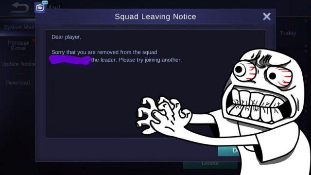 Dikeluarkan dari Skuad di Game Tanpa Alasan? Mungkin Ini Penyebabnya!