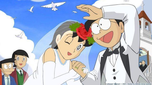 Penuh Lika-liku, Begini 10 Potret Perjalanan Cinta Nobita dan Shizuka di Serial Doraemon!