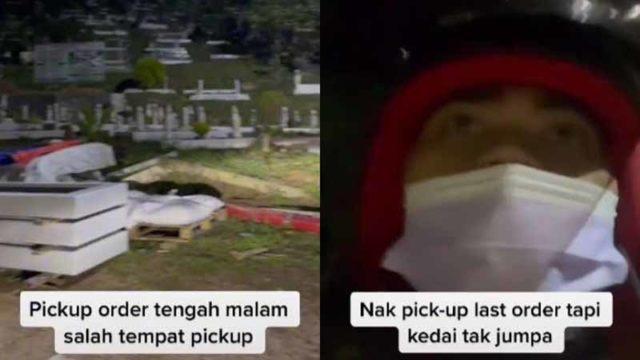 Horor! Driver Ojol Antar Pesanan Tengah Malam Malah Nyasar di Kuburan