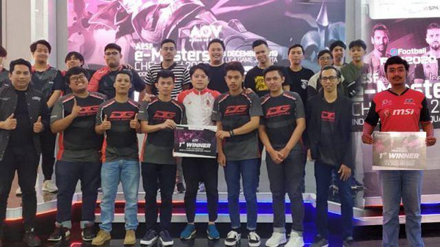 DG Esports dan Setia Widianto Juarai Indonesia Qualifier AESF E-Master Chengdu 2020!