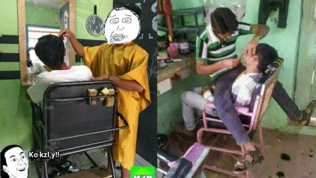 10 Foto Kocak Saat Potong Rambut yang Bakalan Bikin Kamu Geleng-Geleng Kepala