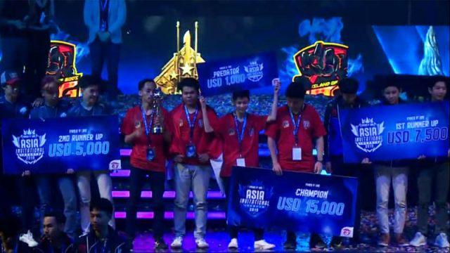Booyah! Island of Gods Juara Free Fire Asia Invitational 2019!