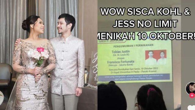 Viral, Ini Bukti Jess No Limit dan Sisca Kohl Sudah Menikah?