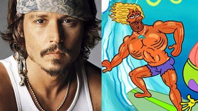 Johnny Depp Tampil di Spongebob Squarepants! Jadi Karakter Siapa Ya?