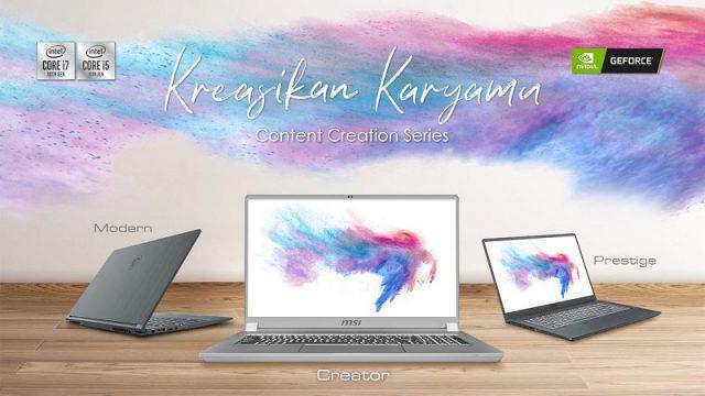 Dari Creator Hingga Modern, Ini Kehebatan Laptop Content Creation MSI