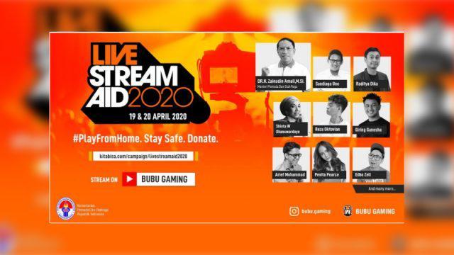 LiveStream Aid 2020, Aksi Penggalangan Dana untuk Pahlawan Medis di Tengah Pandemi Covid19